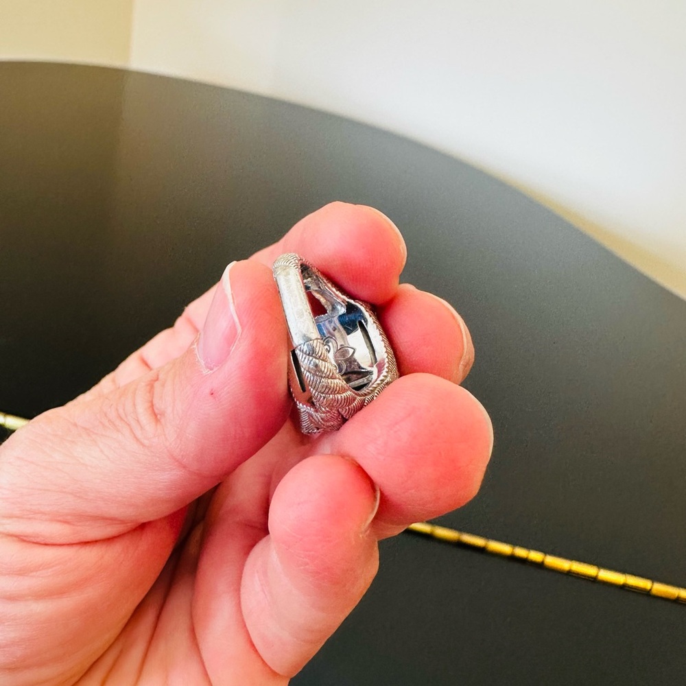 Judith Ripka Luxury Vintage Retro Designer Couture Runway RARE Authentic Ring - Picture 12 of 17